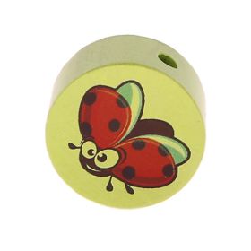 Motif bead disc ladybug 'lemon' 244 in stock 